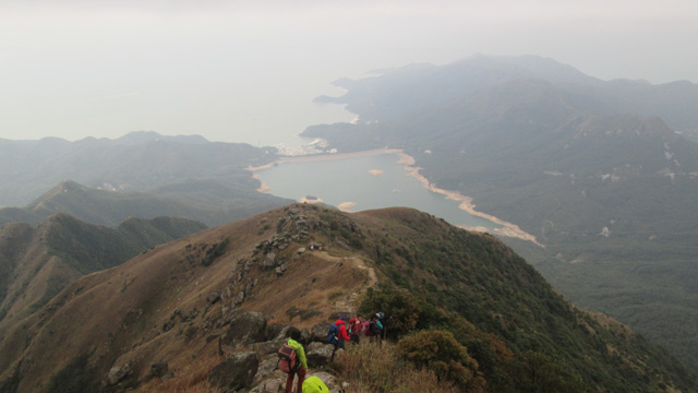 絶景の中の下山640