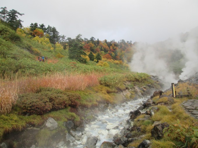 玉川温泉の噴気