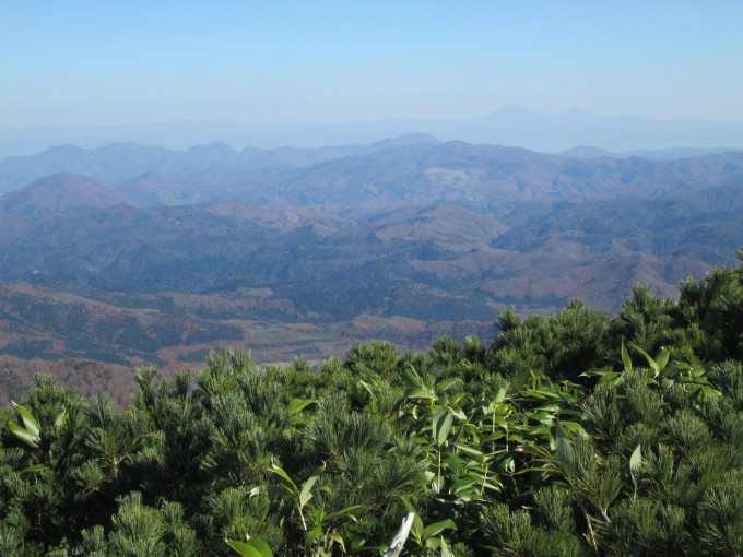 志波三山と早池峰