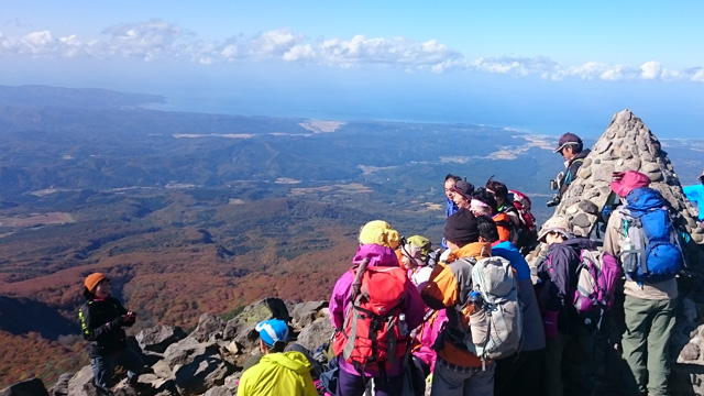 岩木山頂上640