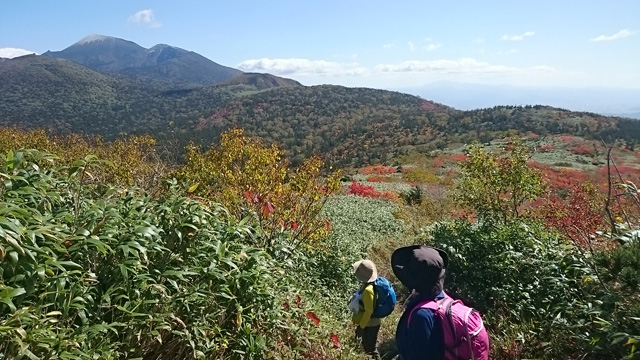 初冠雪の岩手山を仰ぐ640