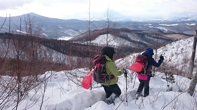 ツーショットを見て下山640