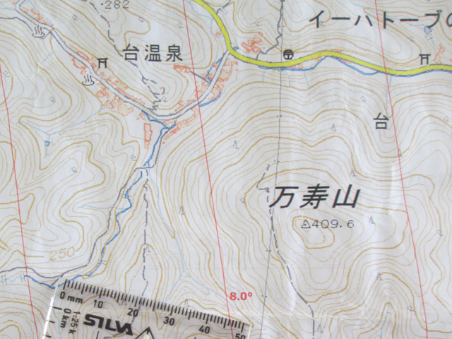 万寿山地形図