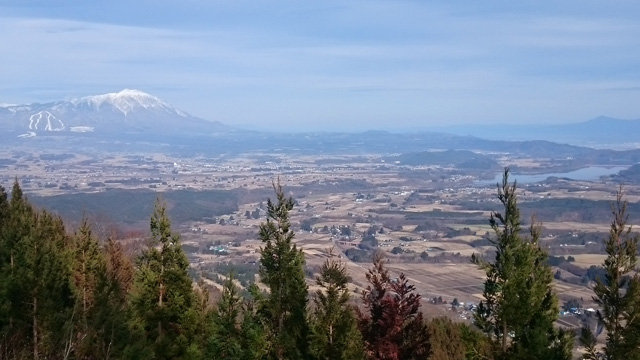 岩手山から姫神山の眺め640