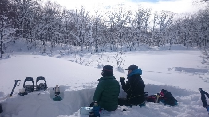 雪原のほとりで640