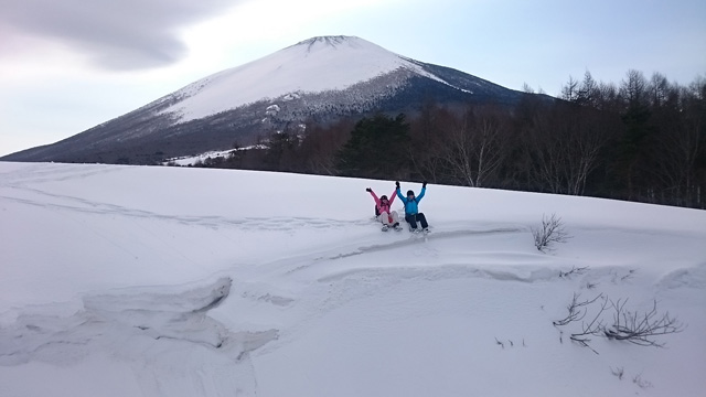 岩手山を背に640t