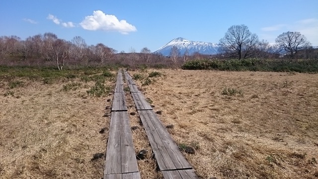 御在所湿原と岩手山640