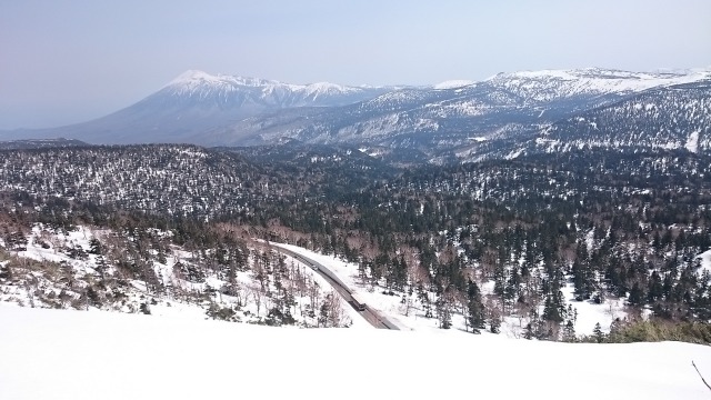 岩手山とアスピーテライン