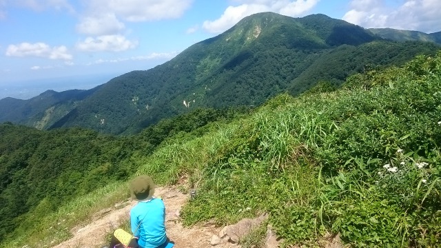 真昼岳を望み640