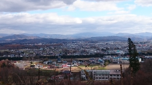北上高地と盛岡市街640