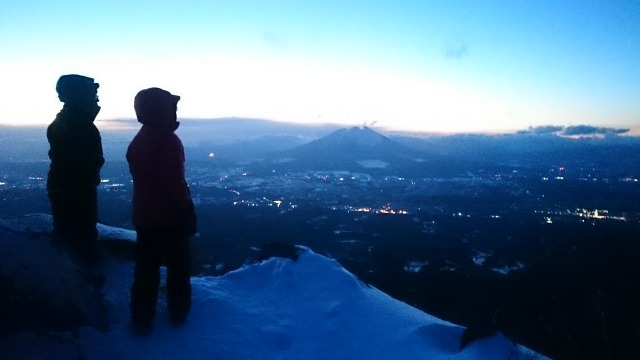 姫神山から岩手山を眺め640