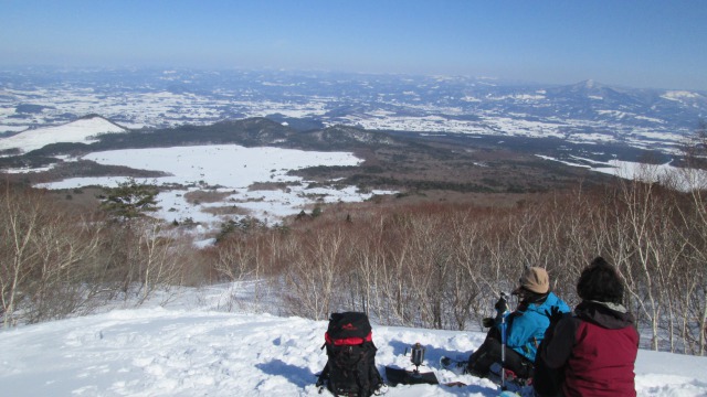 雪原を見下ろし640