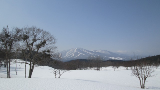 0326雪原の向こうに安比高原スキー場640