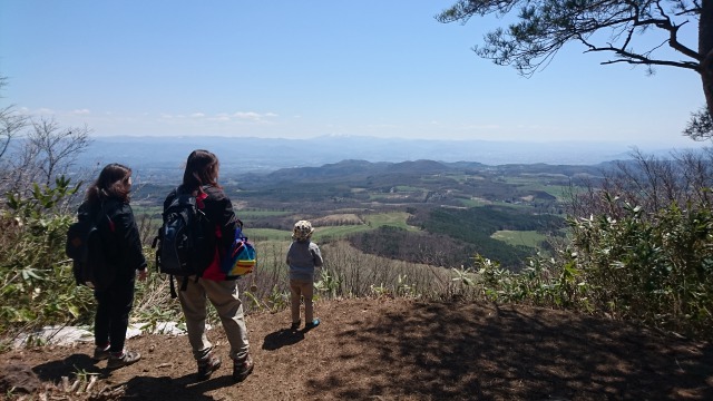 第二展望所の親子鞍掛山640