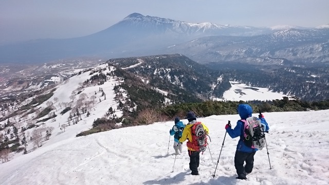 茶臼からのダウンヒル640