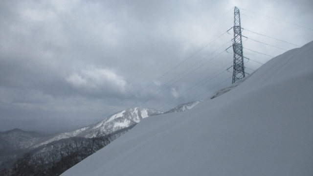 仙岩峠への急斜面7640