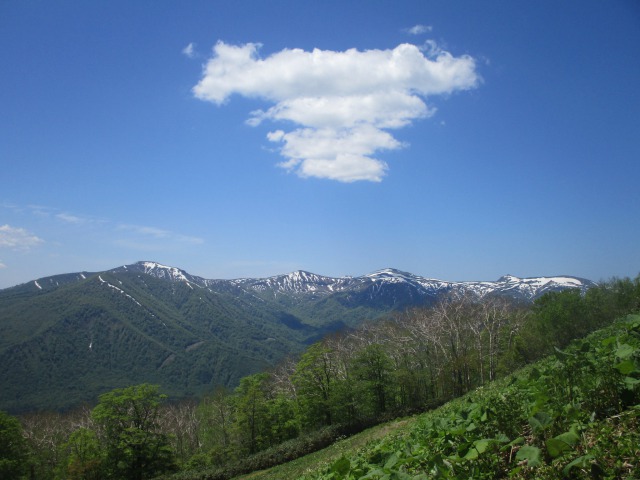 残雪の峰々640